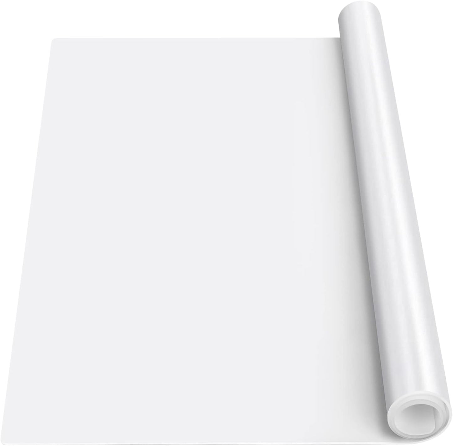 Silicone Mats for Kitchen Counter, Nonslip Silicone Mats for Crafts Countertop Protector Heat Resistant Mat (78.7” x 24” x 0.08”, Translucent)